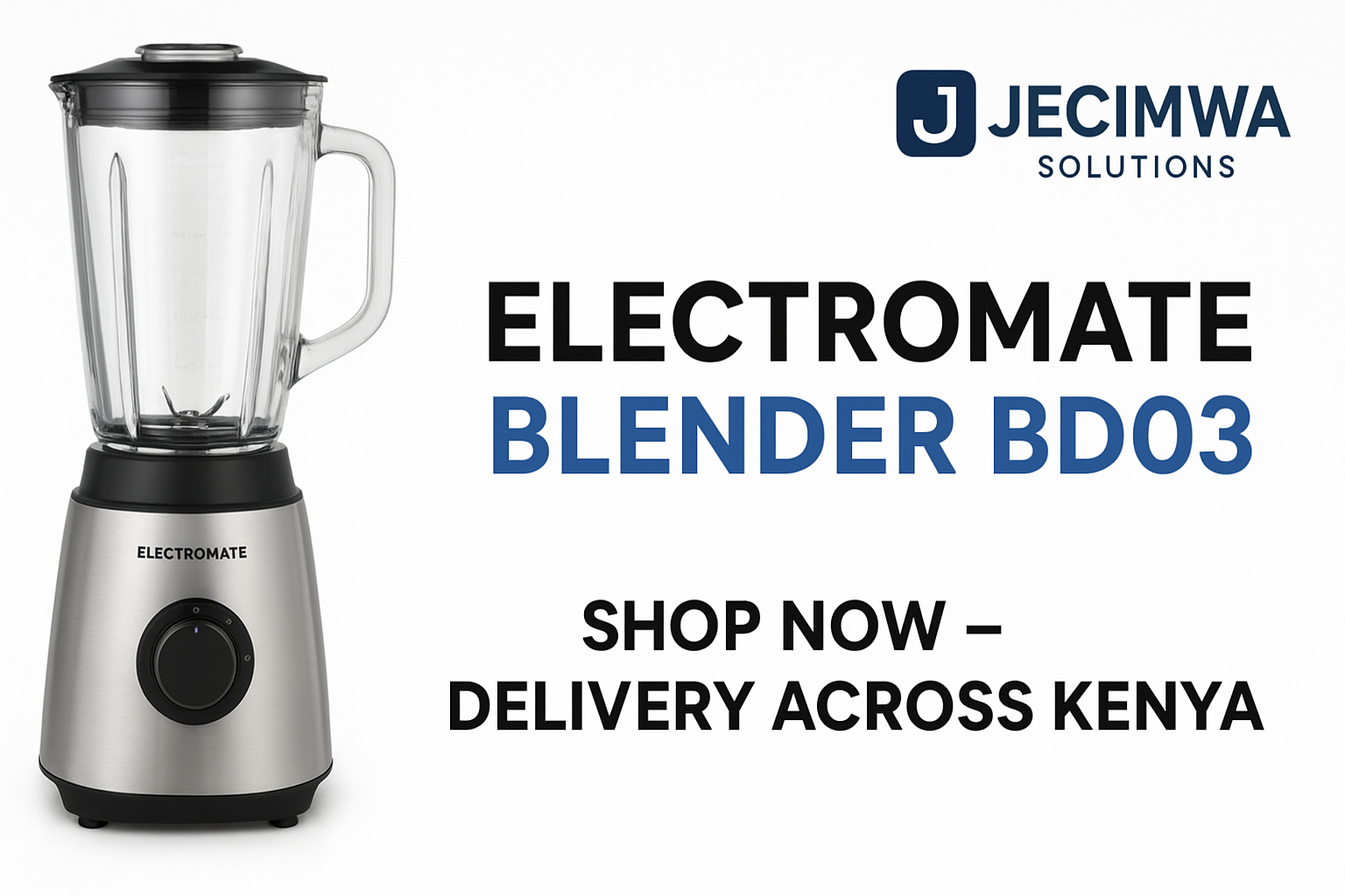 Electromate Blender BD03 Powerful  Reliable Blending