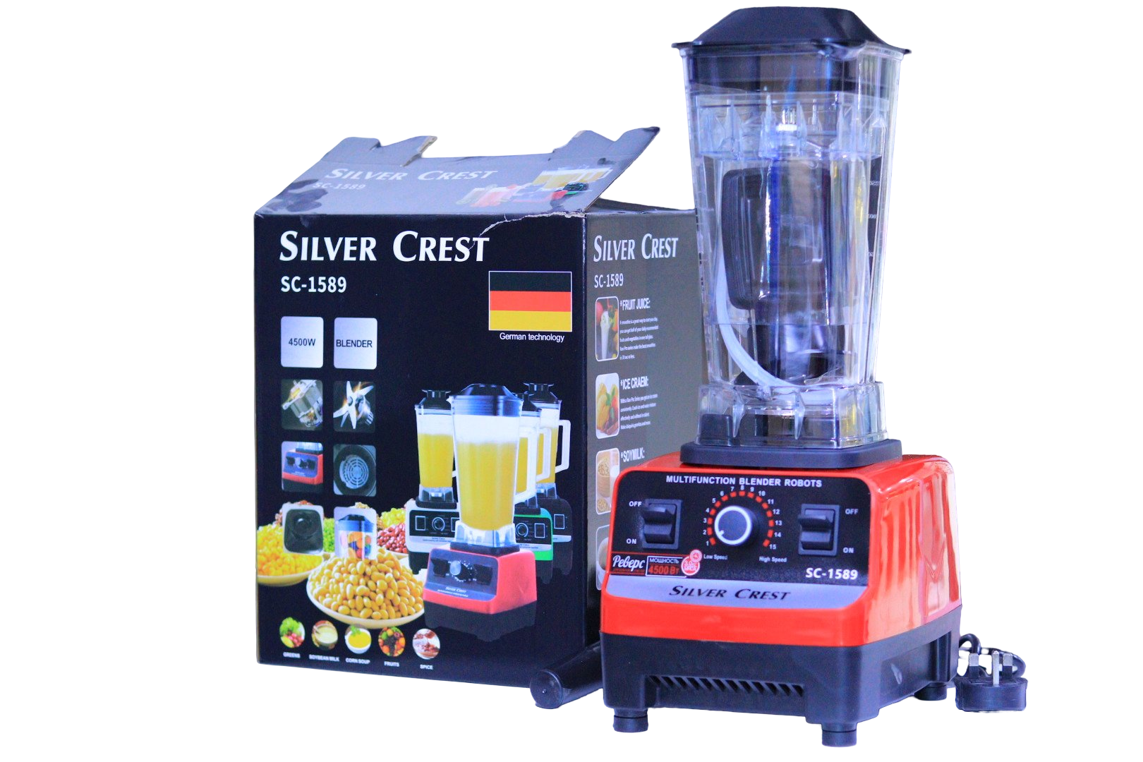Silver Crest Blender 2 in 1 SC-1589 – Powerful, Durable & Multi
